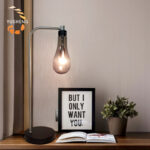 Factory Newly Nordic Minimalist Simple Bedroom Table Lamp Home Decor Hotel Bedside Desktop Study Lighting - 图片 4