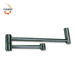 Customizable 19mm Base 11.5mm Tube Swing Arm Floor Lamp - Satin Nickel Finish - 图片 2