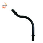 9.3x190mm Black Baked Enamel Curved Pipe for Lighting