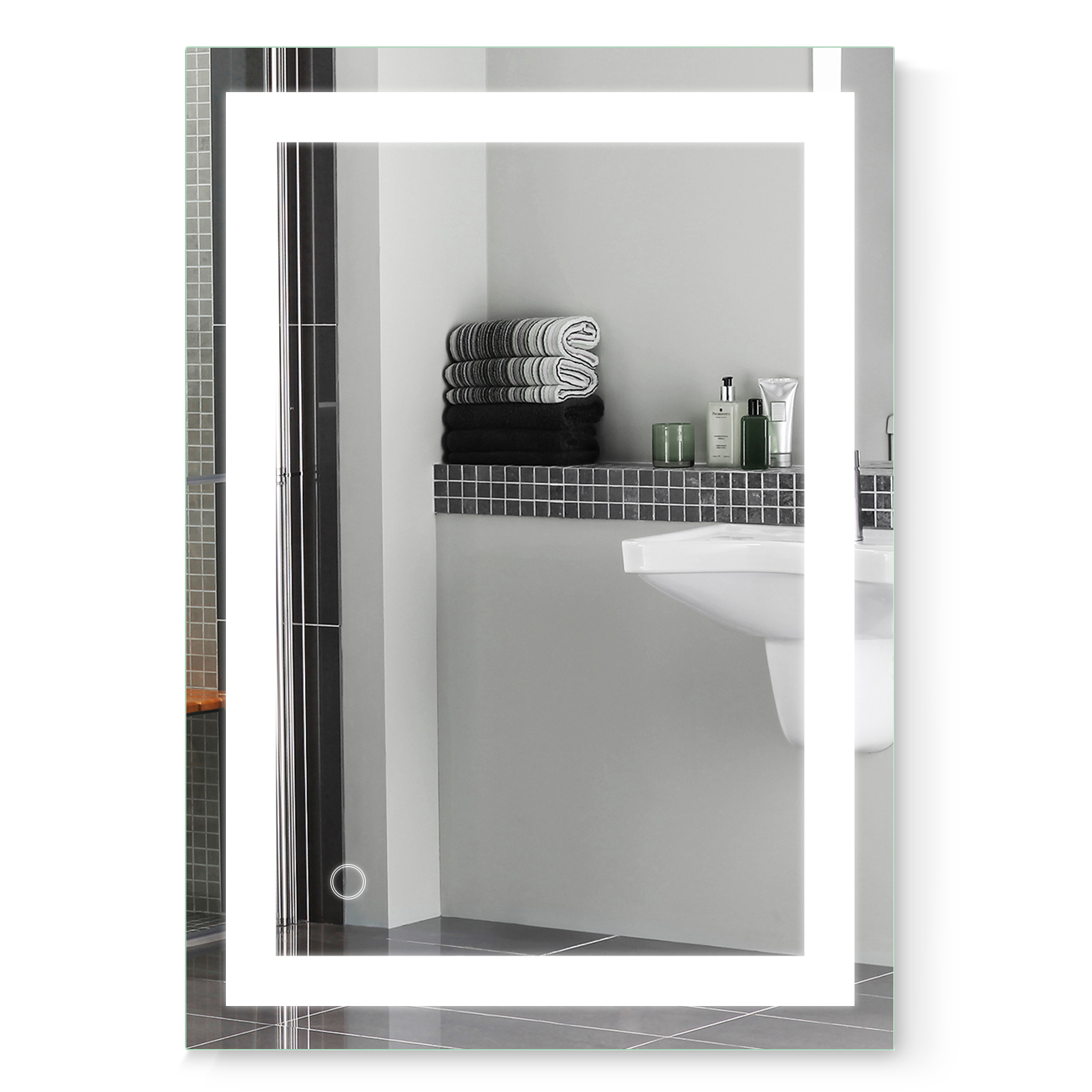 10 BX-LD2434-LED bathroom mirror - 图片 1