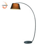 Scandinavian Style Linen Cover Standing Lamp European Bedroom Bedside Living Room Sofa Hardware Material E27 Floor Lamp - 图片 2