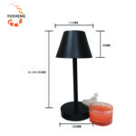 13mm Diameter Rotatable Head Lamp Body - 180mm Straight Pipe + 100mm Base (Matte Black) - 图片 2