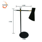 Presidential Suite Black Gold Table Lamp - 15+470mm with 180mm Base - 图片 2