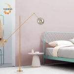 Minimalist Scandinavian Fishing Lamp - Floor-Mounted with Flexible Swing Arm - 图片 4