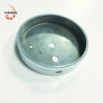 102mm Diameter x 20mm Deep White Baked Enamel Folded Edge Tray - 图片 4