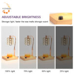 Fashion Design Multi-Functional Home Aromatherapy Lamp Custom Adjustable Highly Durable Metal Desk Lamp - 图片 6