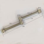 Good Price High Quality Brass Copper Swing Arm Lamp Parts-YB-11.5x116x2SN - 图片 3
